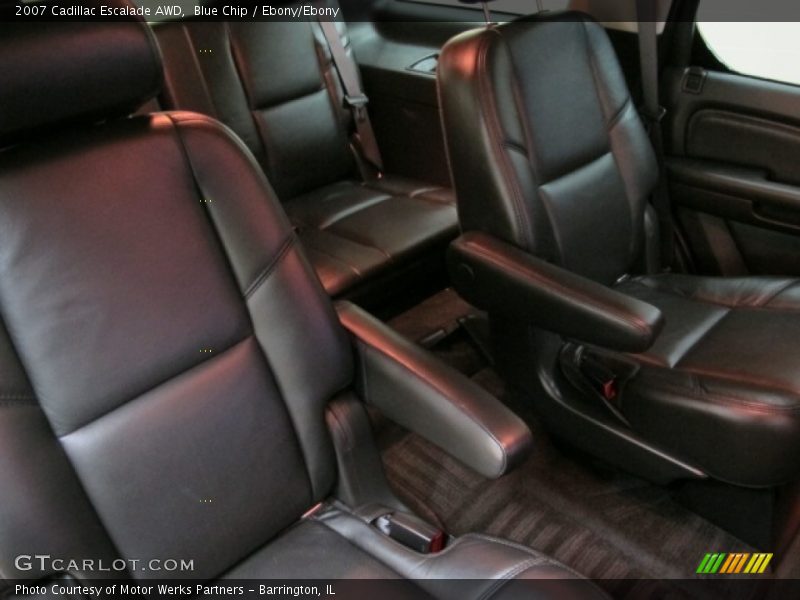 Blue Chip / Ebony/Ebony 2007 Cadillac Escalade AWD