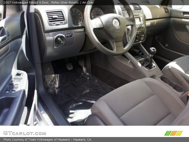 Reflex Silver Metallic / Art Grey 2007 Volkswagen Rabbit 4 Door