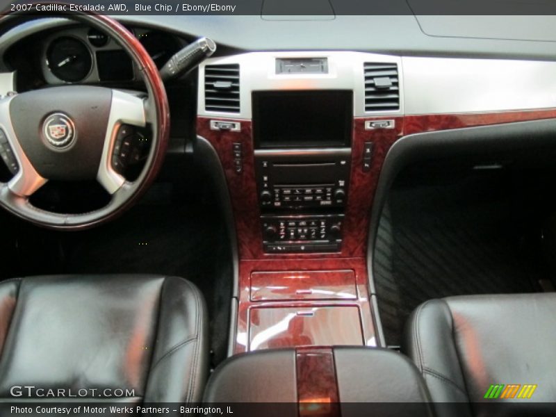 Blue Chip / Ebony/Ebony 2007 Cadillac Escalade AWD