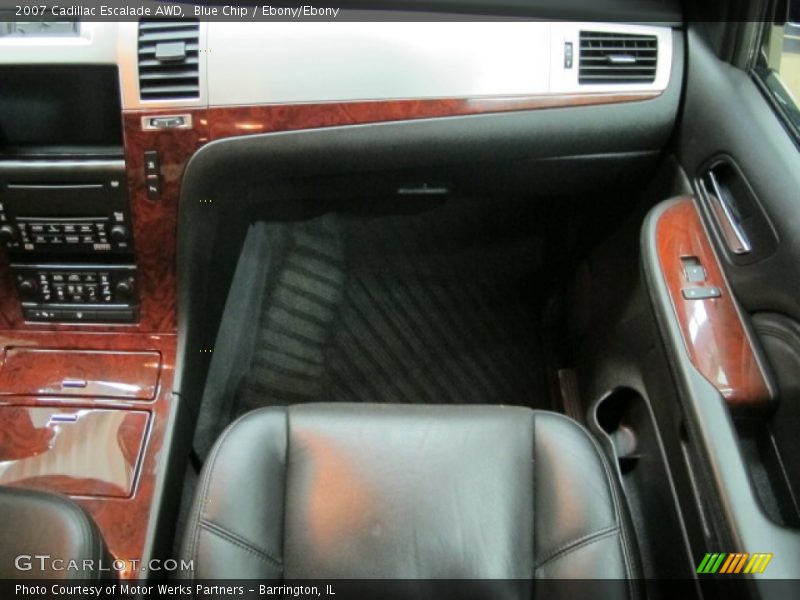 Blue Chip / Ebony/Ebony 2007 Cadillac Escalade AWD
