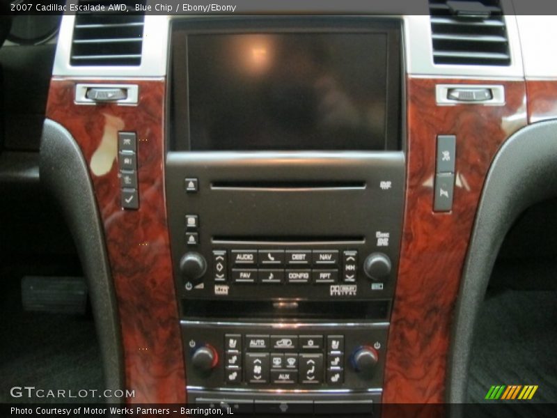 Blue Chip / Ebony/Ebony 2007 Cadillac Escalade AWD