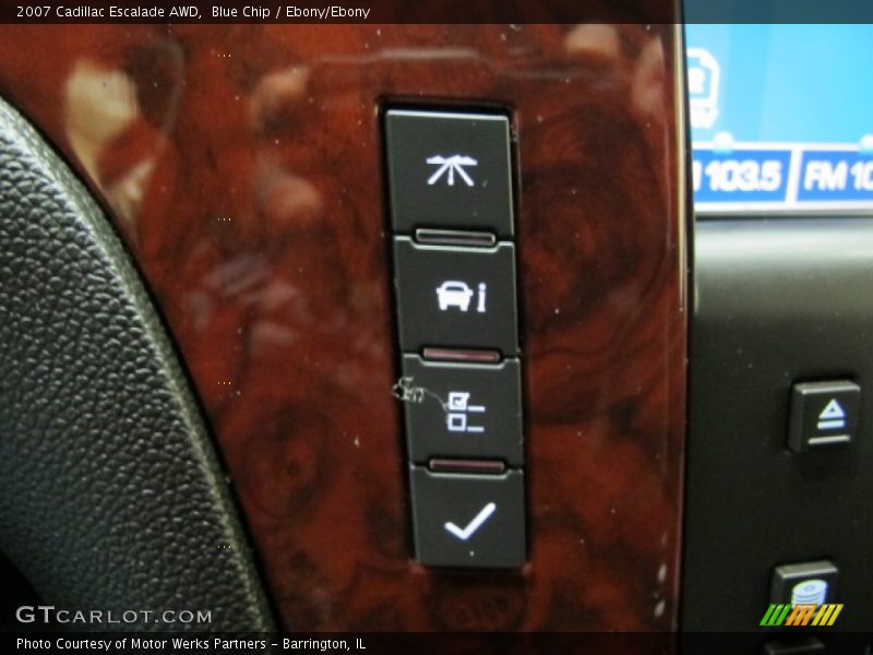 Blue Chip / Ebony/Ebony 2007 Cadillac Escalade AWD