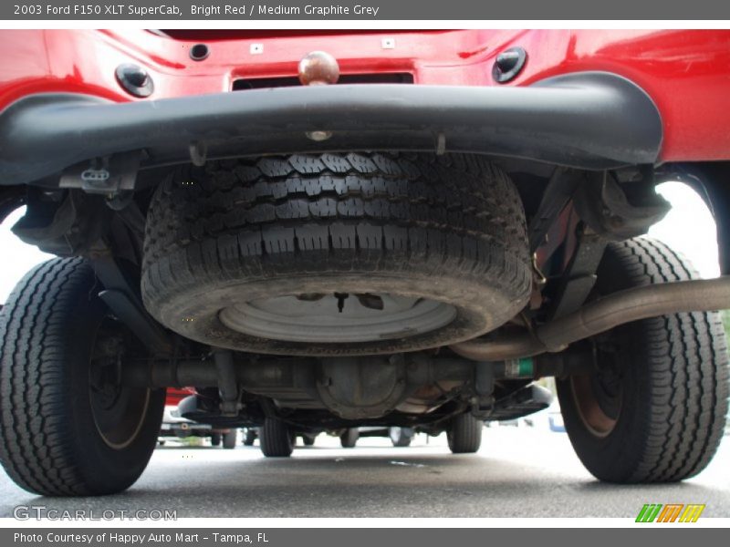 Bright Red / Medium Graphite Grey 2003 Ford F150 XLT SuperCab