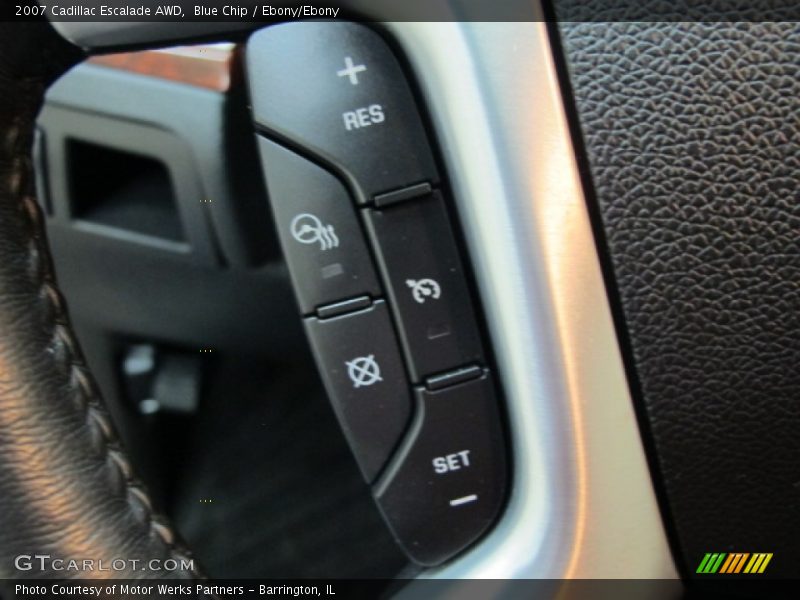Blue Chip / Ebony/Ebony 2007 Cadillac Escalade AWD