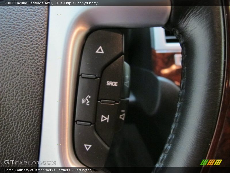 Blue Chip / Ebony/Ebony 2007 Cadillac Escalade AWD