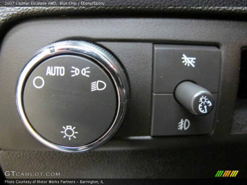 Blue Chip / Ebony/Ebony 2007 Cadillac Escalade AWD