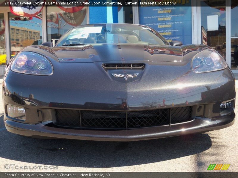 Carbon Flash Metallic / Ebony 2012 Chevrolet Corvette Centennial Edition Grand Sport Convertible
