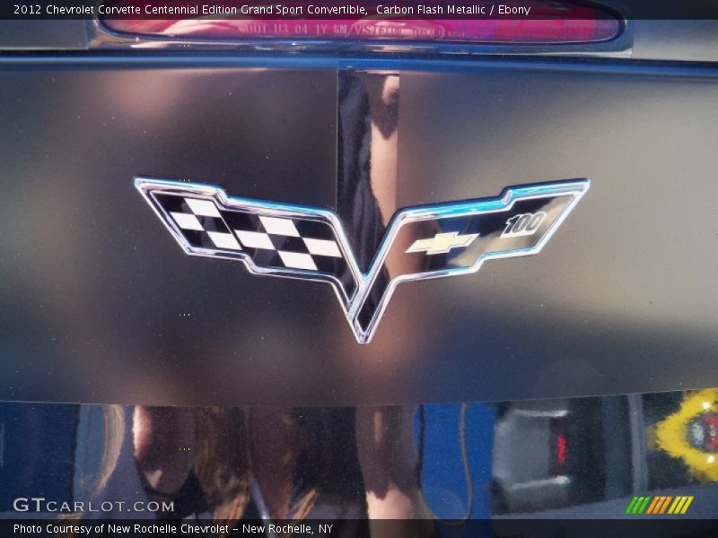 Carbon Flash Metallic / Ebony 2012 Chevrolet Corvette Centennial Edition Grand Sport Convertible