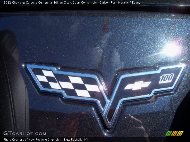 Carbon Flash Metallic / Ebony 2012 Chevrolet Corvette Centennial Edition Grand Sport Convertible