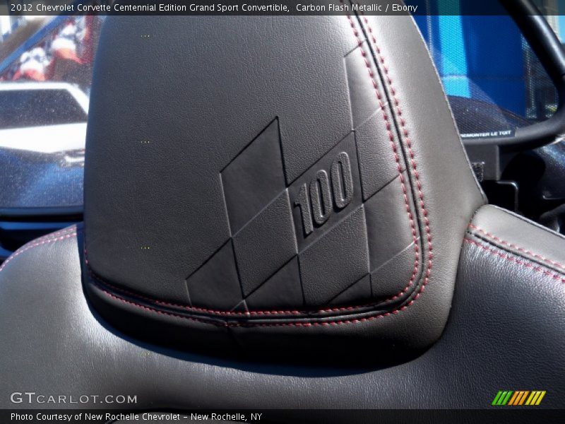 Carbon Flash Metallic / Ebony 2012 Chevrolet Corvette Centennial Edition Grand Sport Convertible