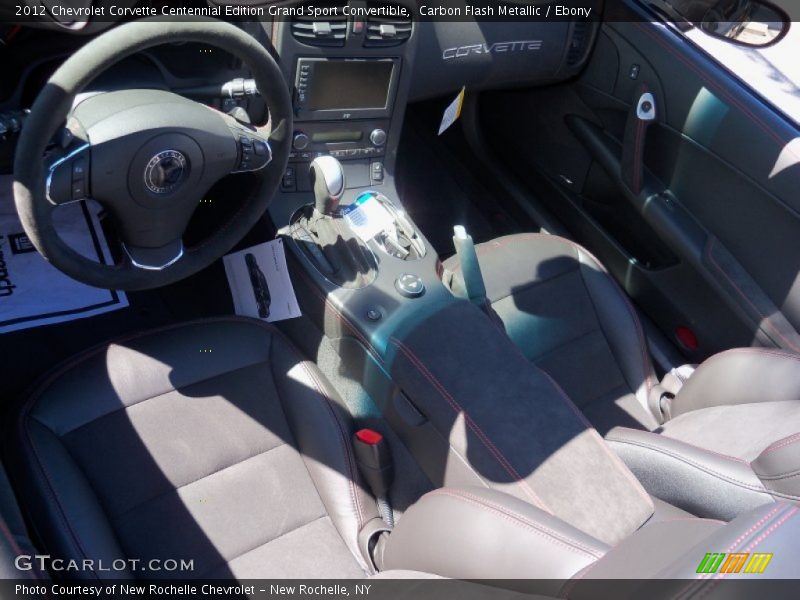 Carbon Flash Metallic / Ebony 2012 Chevrolet Corvette Centennial Edition Grand Sport Convertible