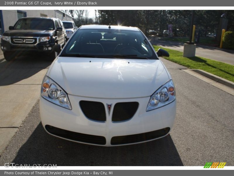 Ivory White / Ebony Black 2008 Pontiac G6 GT Coupe