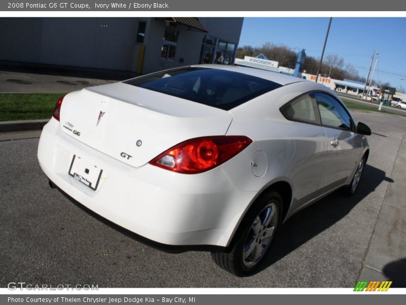 Ivory White / Ebony Black 2008 Pontiac G6 GT Coupe