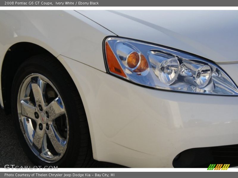 Ivory White / Ebony Black 2008 Pontiac G6 GT Coupe