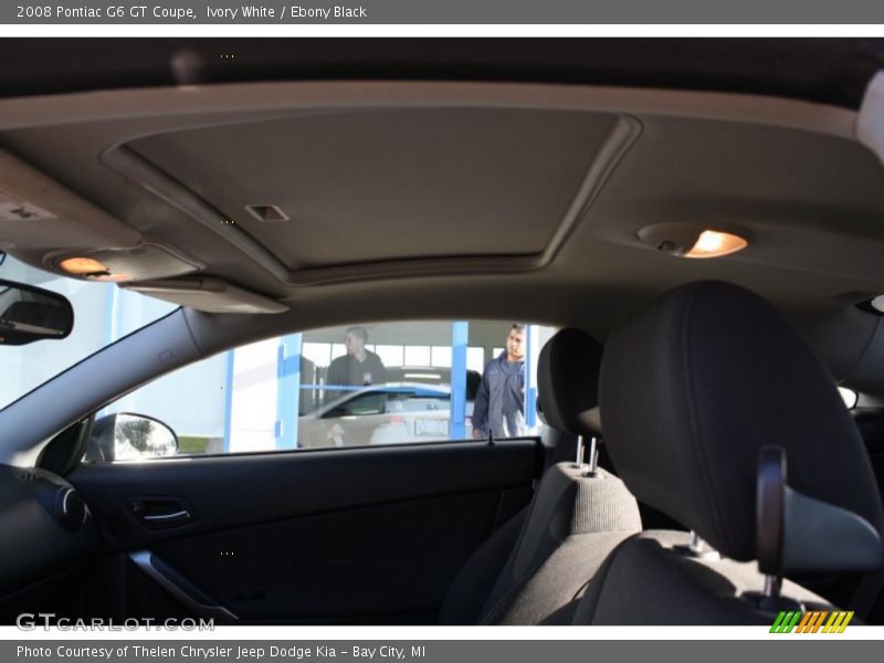 Ivory White / Ebony Black 2008 Pontiac G6 GT Coupe