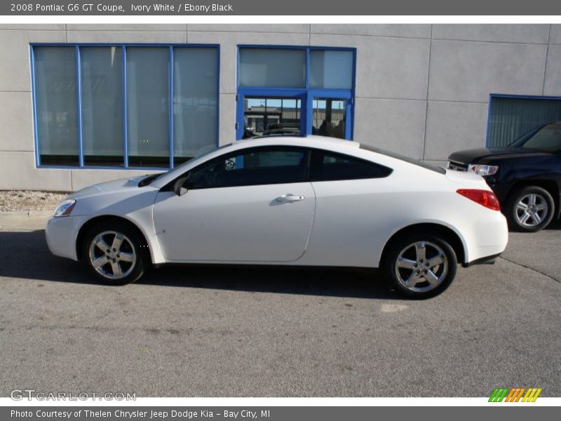 Ivory White / Ebony Black 2008 Pontiac G6 GT Coupe