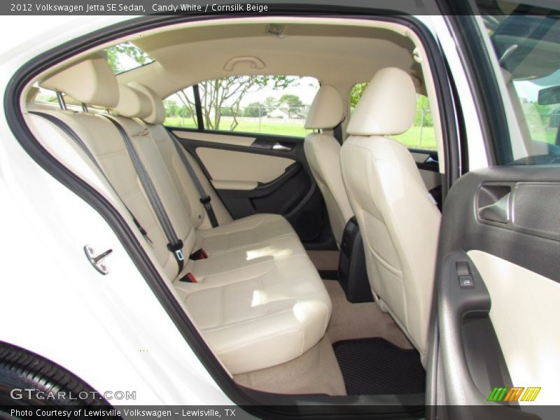 Candy White / Cornsilk Beige 2012 Volkswagen Jetta SE Sedan