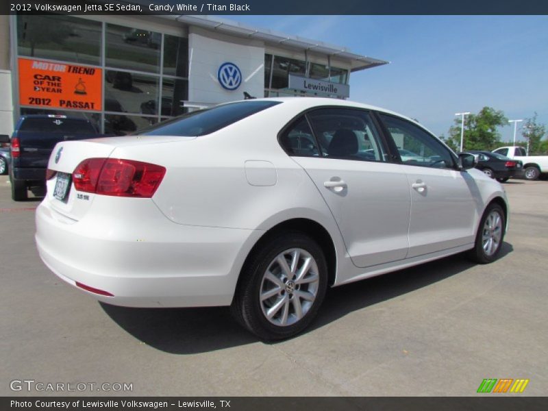 Candy White / Titan Black 2012 Volkswagen Jetta SE Sedan