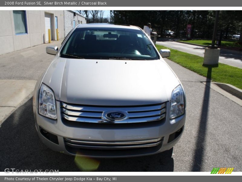 Silver Birch Metallic / Charcoal Black 2008 Ford Fusion SE