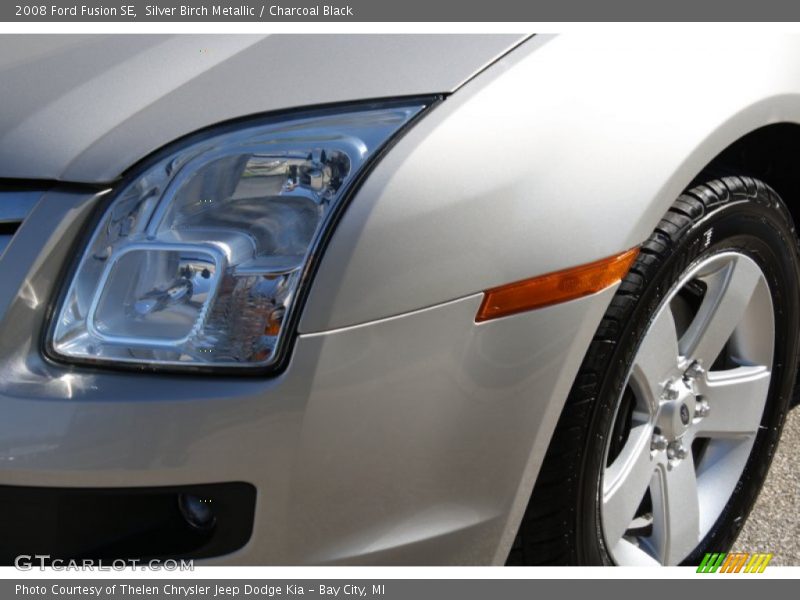 Silver Birch Metallic / Charcoal Black 2008 Ford Fusion SE