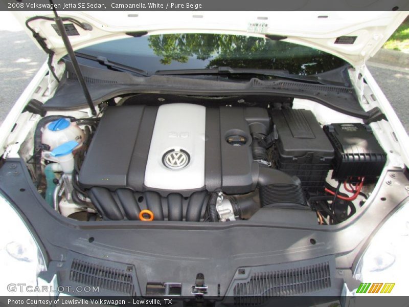 Campanella White / Pure Beige 2008 Volkswagen Jetta SE Sedan