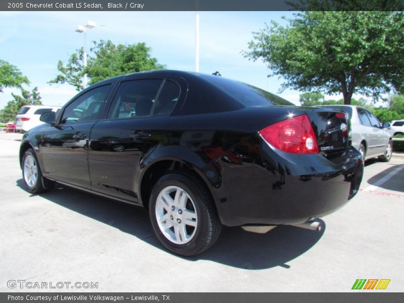 Black / Gray 2005 Chevrolet Cobalt LS Sedan