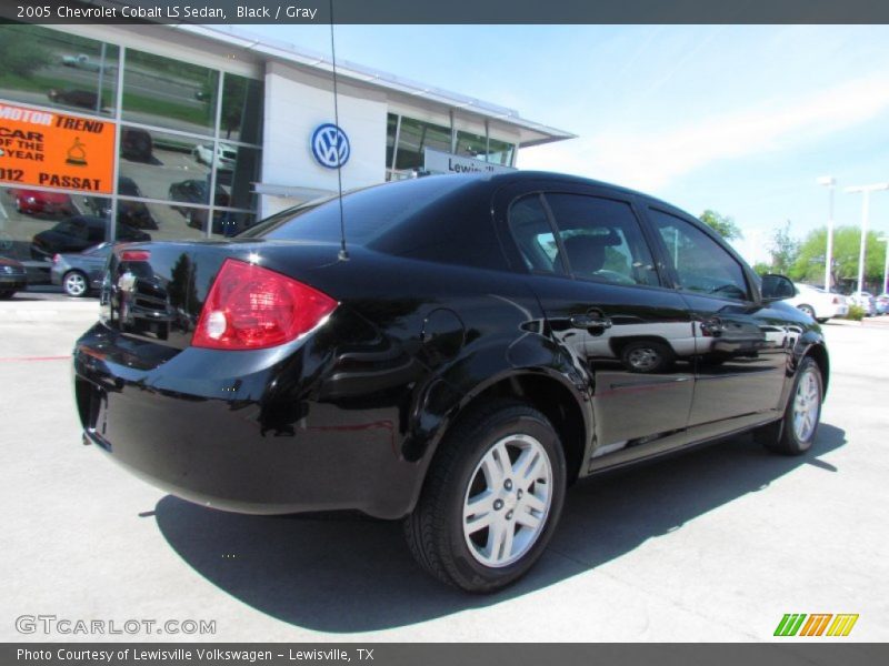 Black / Gray 2005 Chevrolet Cobalt LS Sedan