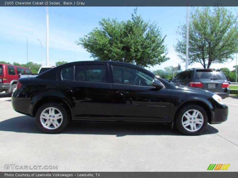 Black / Gray 2005 Chevrolet Cobalt LS Sedan