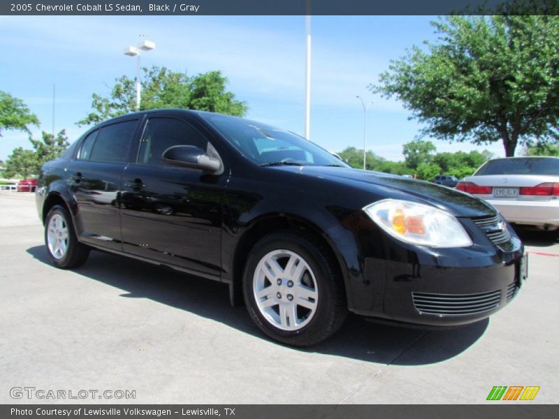 Black / Gray 2005 Chevrolet Cobalt LS Sedan