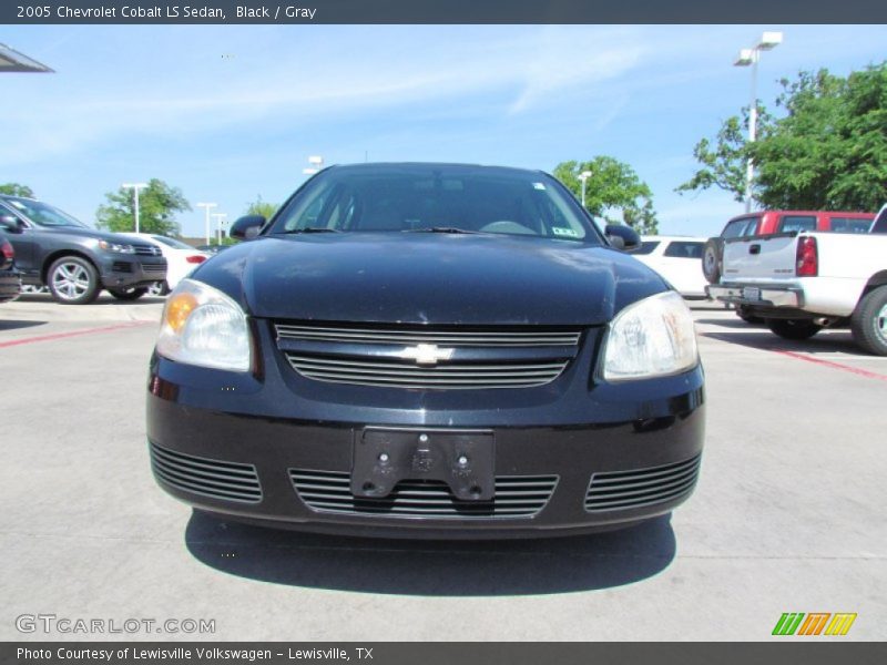 Black / Gray 2005 Chevrolet Cobalt LS Sedan