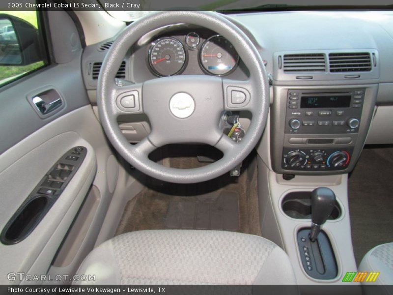 Black / Gray 2005 Chevrolet Cobalt LS Sedan