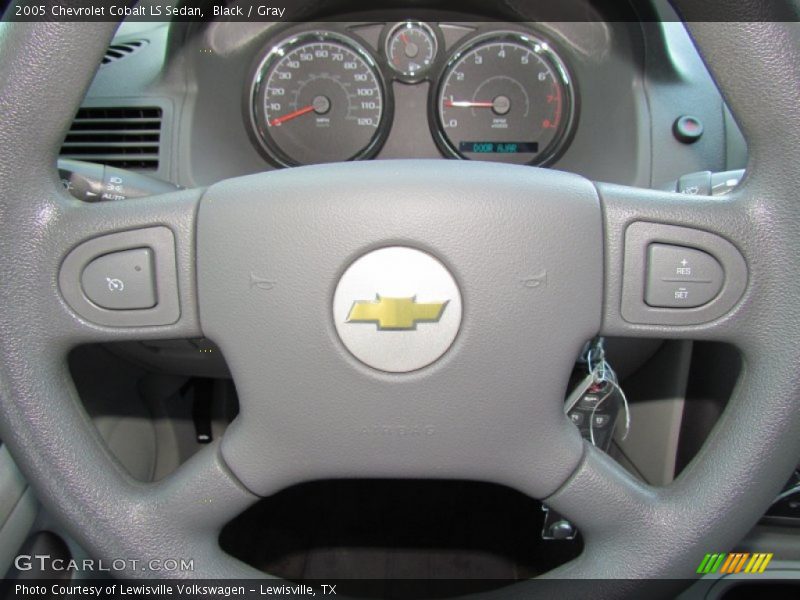 Black / Gray 2005 Chevrolet Cobalt LS Sedan