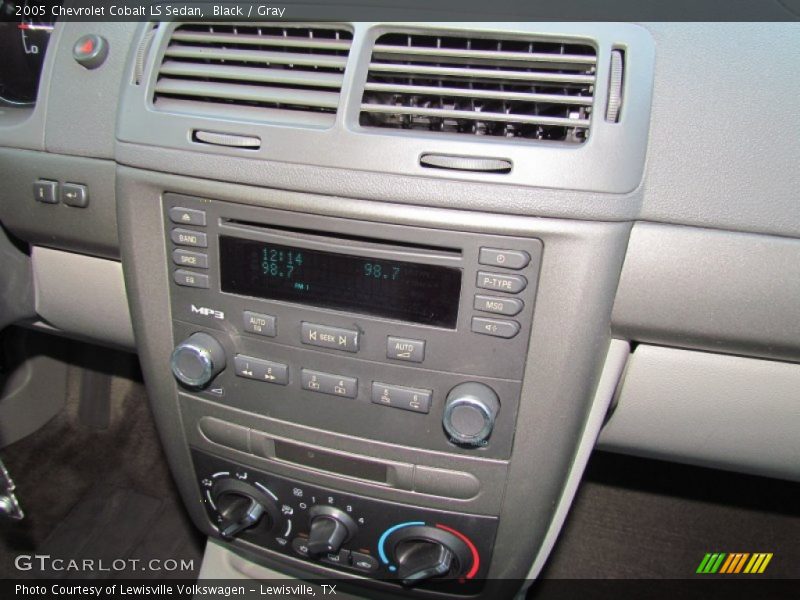 Black / Gray 2005 Chevrolet Cobalt LS Sedan