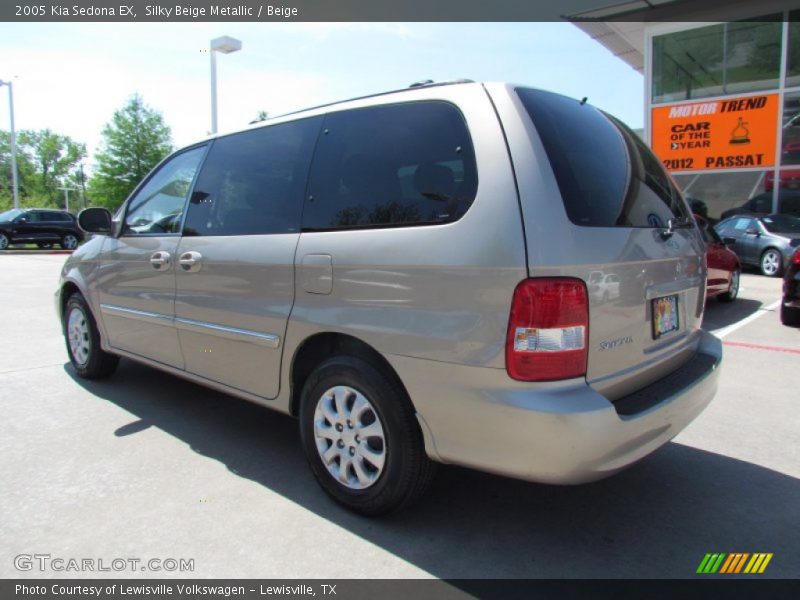 Silky Beige Metallic / Beige 2005 Kia Sedona EX