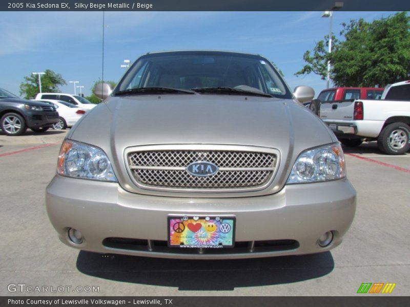 Silky Beige Metallic / Beige 2005 Kia Sedona EX