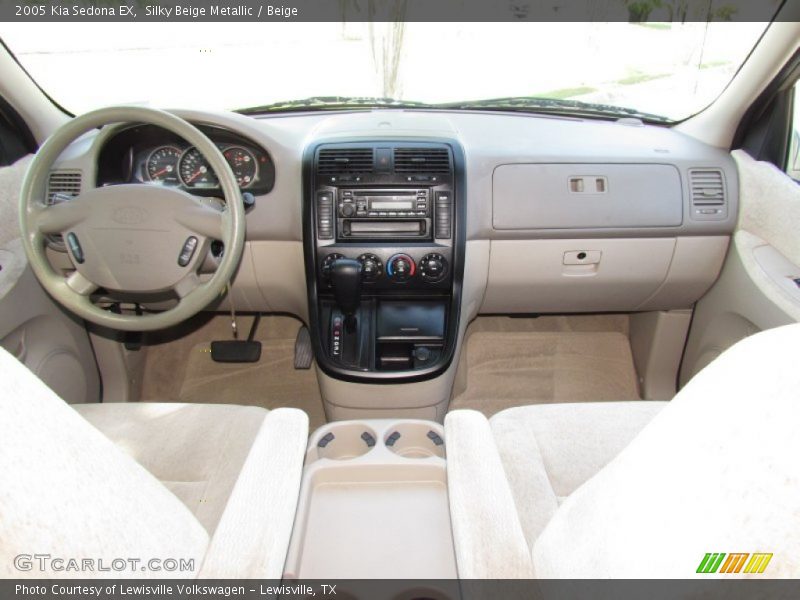 Silky Beige Metallic / Beige 2005 Kia Sedona EX