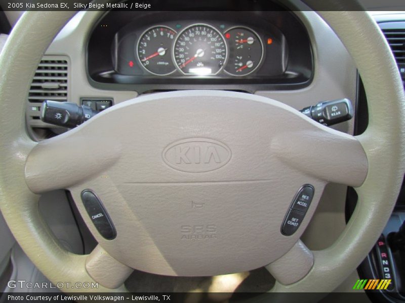 Silky Beige Metallic / Beige 2005 Kia Sedona EX