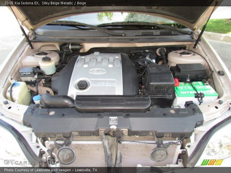 Silky Beige Metallic / Beige 2005 Kia Sedona EX