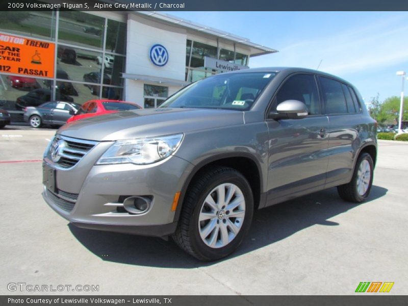 Alpine Grey Metallic / Charcoal 2009 Volkswagen Tiguan S