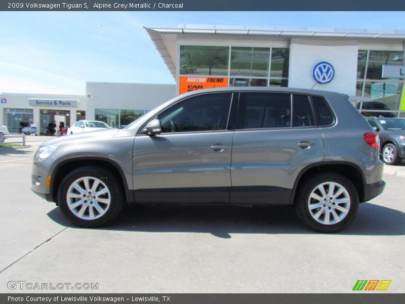 Alpine Grey Metallic / Charcoal 2009 Volkswagen Tiguan S