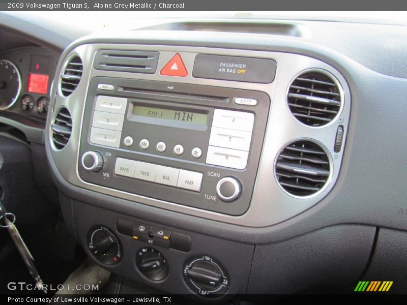Alpine Grey Metallic / Charcoal 2009 Volkswagen Tiguan S