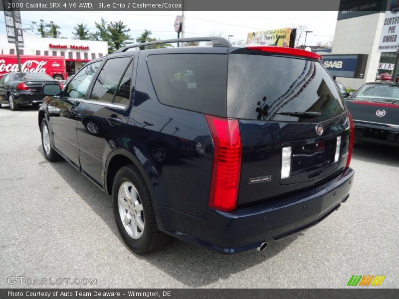 Blue Chip / Cashmere/Cocoa 2008 Cadillac SRX 4 V6 AWD