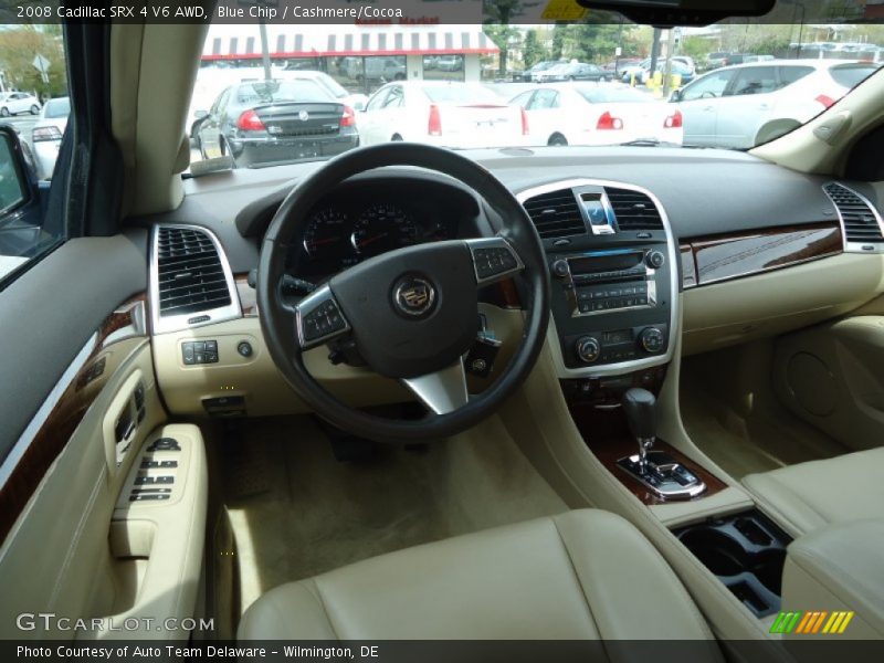 Blue Chip / Cashmere/Cocoa 2008 Cadillac SRX 4 V6 AWD