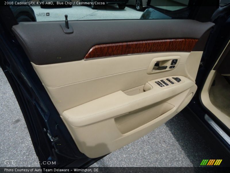 Blue Chip / Cashmere/Cocoa 2008 Cadillac SRX 4 V6 AWD