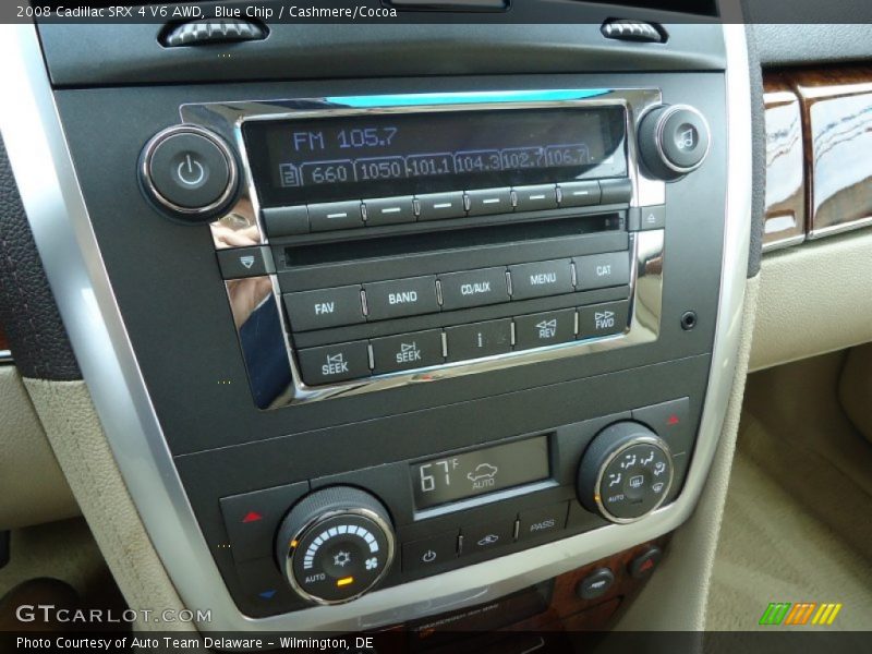 Blue Chip / Cashmere/Cocoa 2008 Cadillac SRX 4 V6 AWD