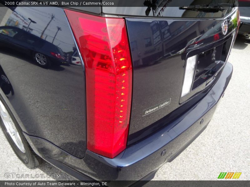 Blue Chip / Cashmere/Cocoa 2008 Cadillac SRX 4 V6 AWD