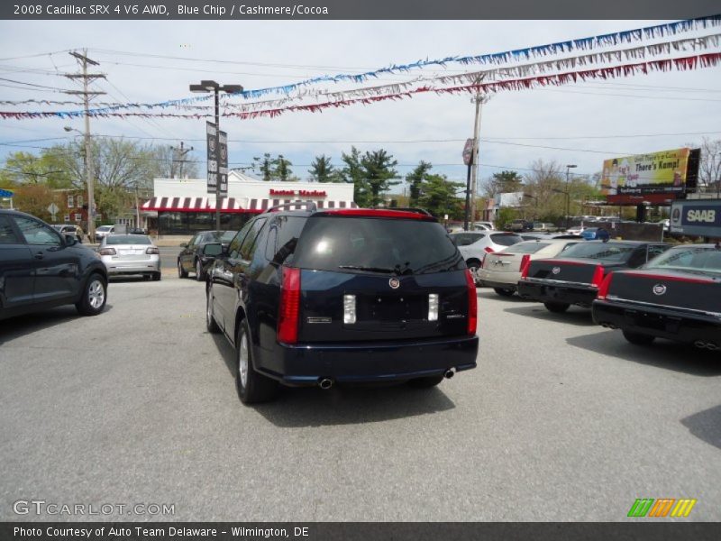 Blue Chip / Cashmere/Cocoa 2008 Cadillac SRX 4 V6 AWD