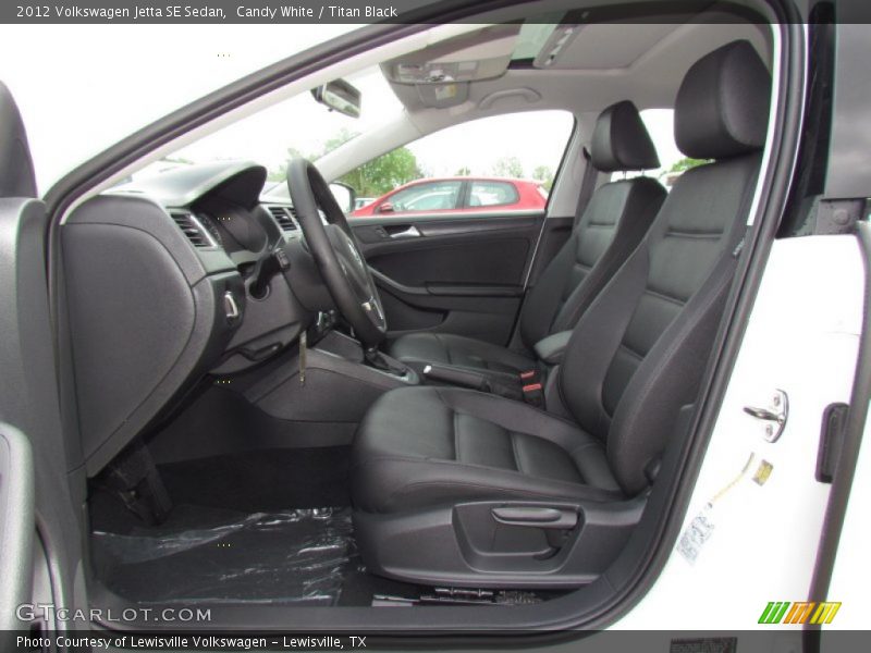 Candy White / Titan Black 2012 Volkswagen Jetta SE Sedan