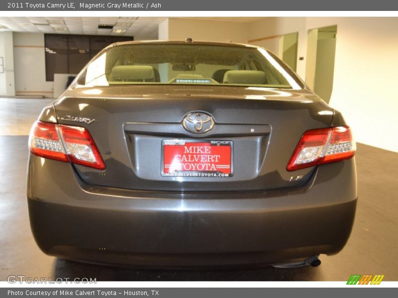 Magnetic Gray Metallic / Ash 2011 Toyota Camry LE