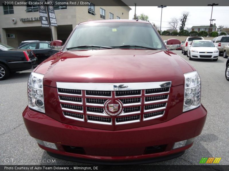 Sonoma Red / Ebony 2008 Cadillac Escalade AWD